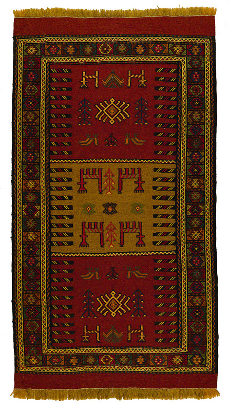 Иранский ковёр из шерсти (17-3052816 /184x100)
