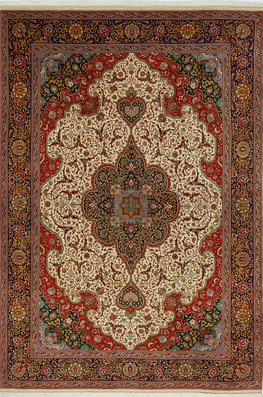 Иранский ковёр из шерсти (13-531/358x250) 