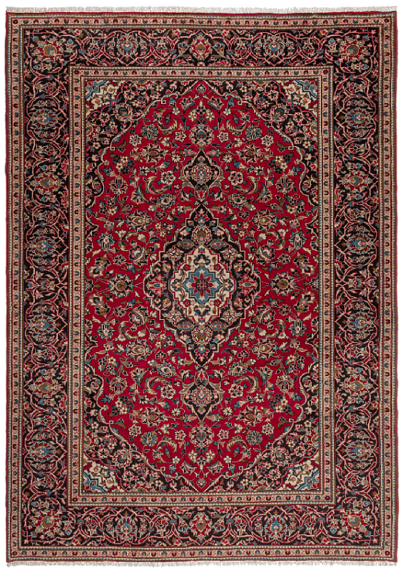 Иранский ковёр из шерсти (17-1309013916/345x240)