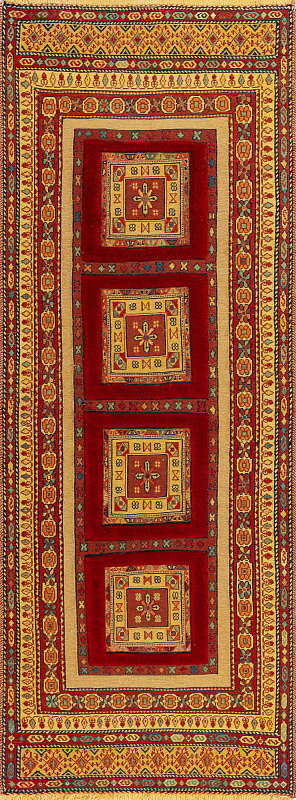 Иранский ковёр из шерсти (15-13213 /200x69)