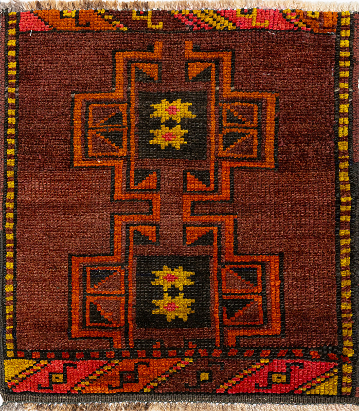Иранский ковёр из шерсти  (17-01301019016/58x50)