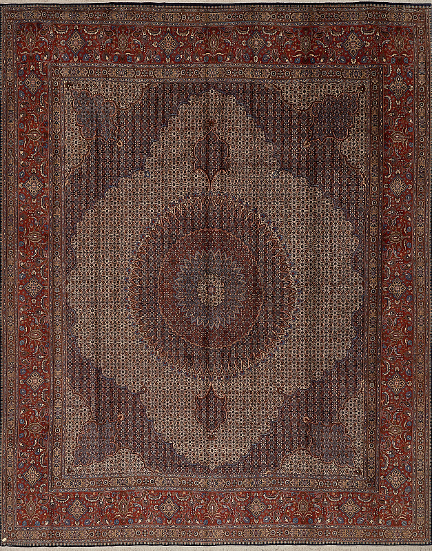 Иранский ковёр из шерсти (14-80214/488x390)