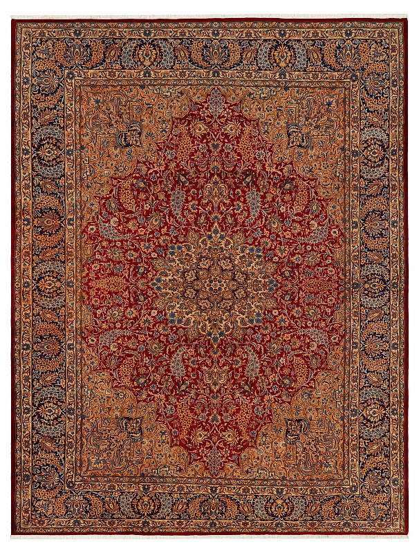 Иранский ковёр из шерсти (00-519/413x315)