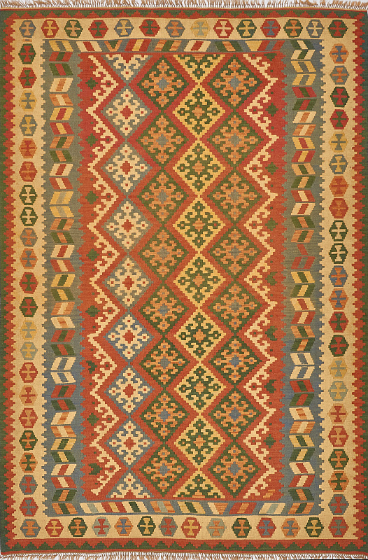 Иранский ковёр из шерсти  (17-01275049816/306x208)