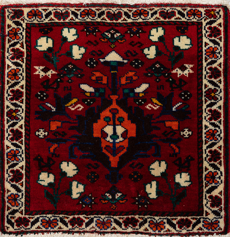 Иранский ковёр из шерсти (17-1301017016/56x56) 