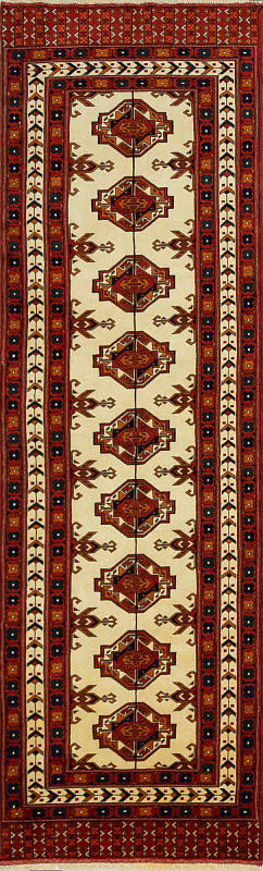 Иранский ковёр из шерсти (00-991/285х88)