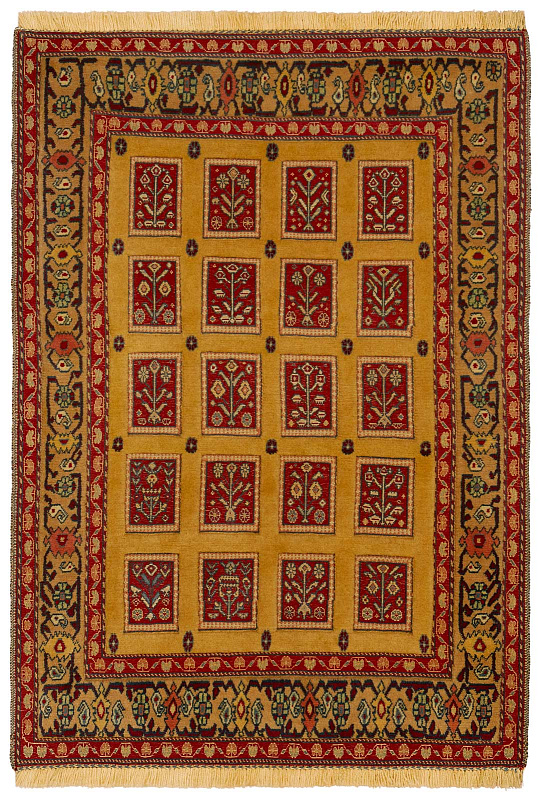 Иранский ковёр из шерсти (10-212/144x104)