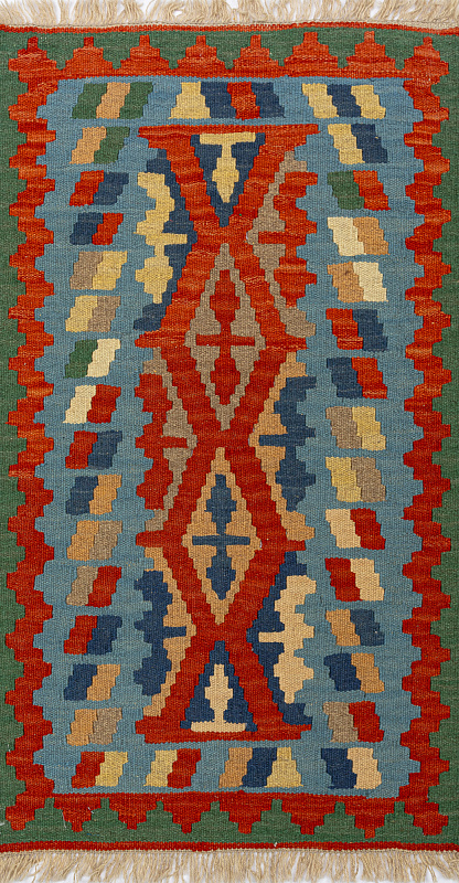 Иранский ковёр из шерсти  (17-01270045916/105x59)