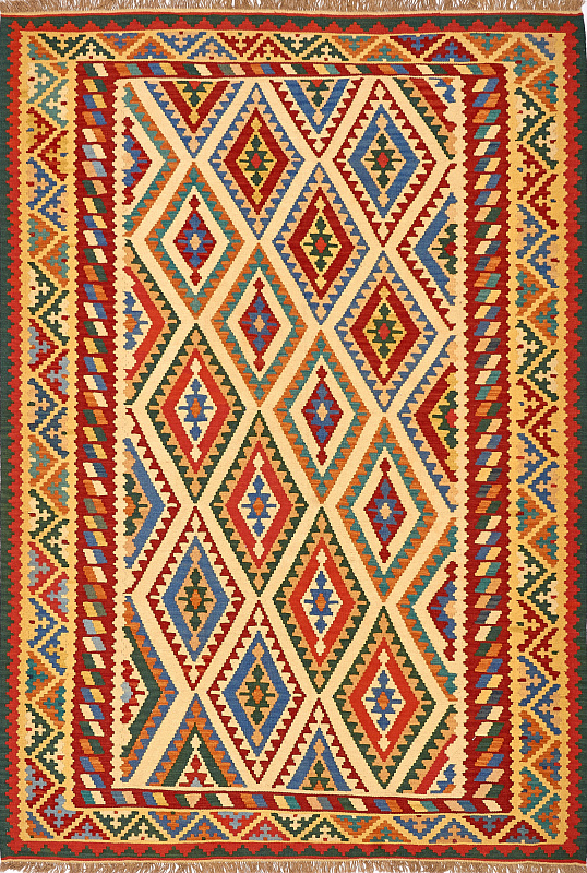 Иранский ковёр из шерсти  (17-01275049916/300x208) 