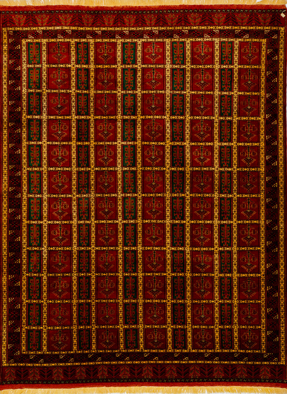 Иранский ковёр из шерсти (13-46413/344x265)