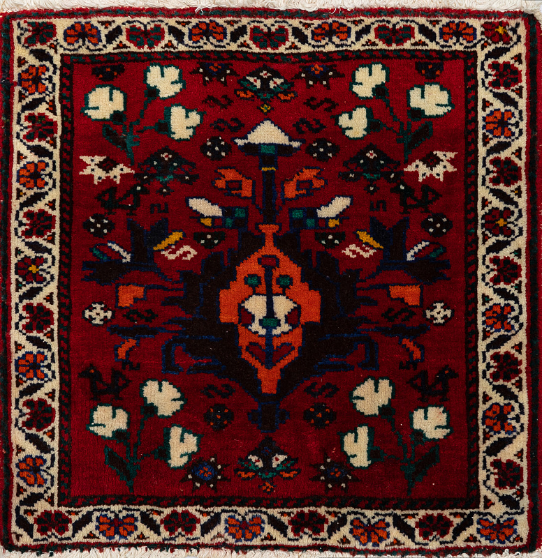 Иранский ковёр из шерсти (17-1301017016/56x56) 