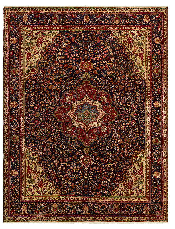 Иранский ковёр из шерсти (00-659/400x310)