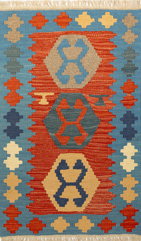 Иранский ковёр из шерсти  (17-01270045716/96x62)