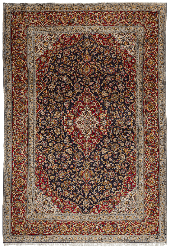 Иранский ковёр из шерсти (17-1308003916/365x235)