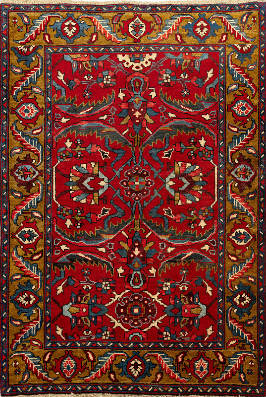 Иранский ковёр из шерсти (17-1301029916 /157x107)