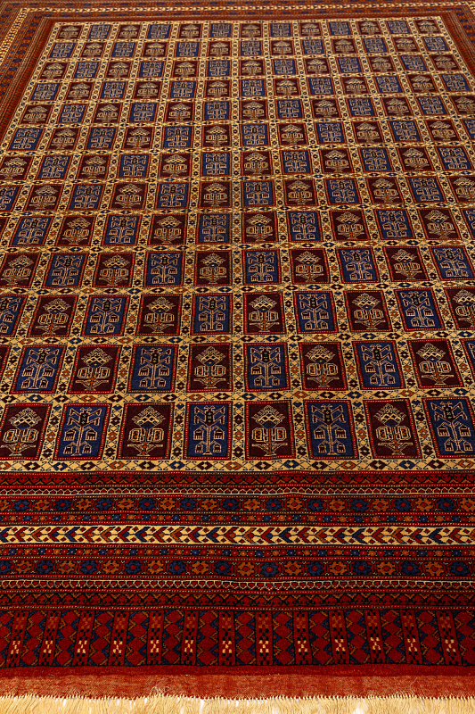 Иранский ковёр из шерсти  (13-48813/355x256) 