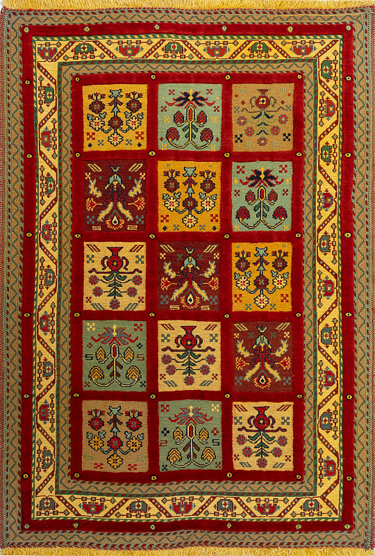 Иранский ковёр из шерсти (13-03813/158x105)