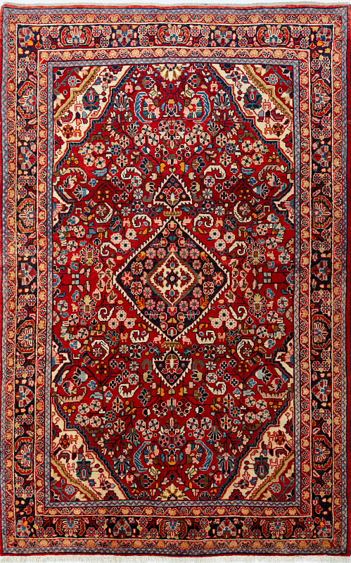 Иранский ковёр из шерсти  (17-01304030316/204x130)