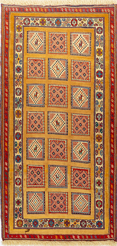 Иранский ковёр из шерсти (13-151 /164x82)
