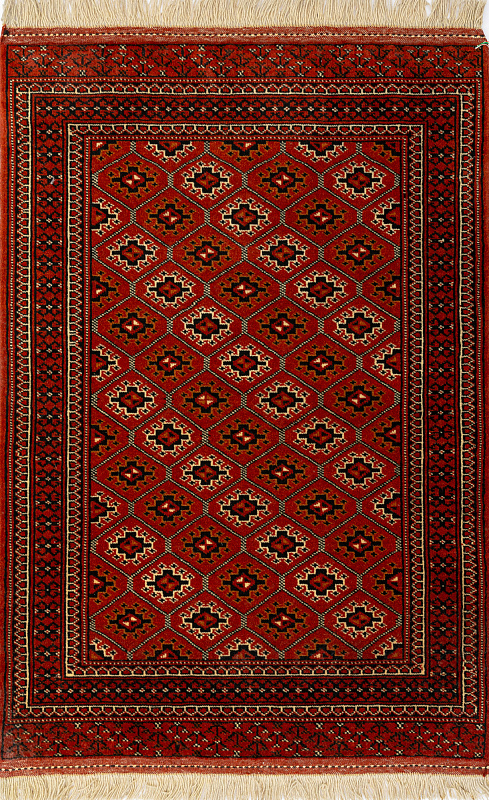 Иранский ковёр из шерсти  (13-49213/128x84)