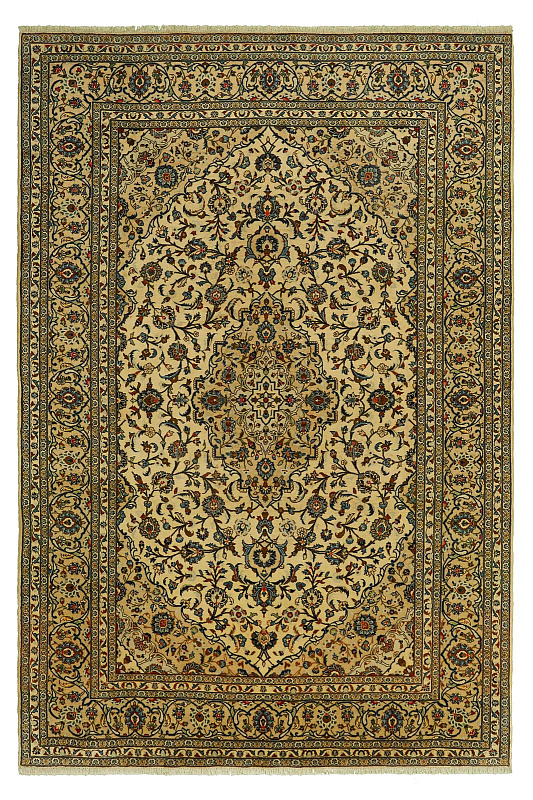 Иранский ковёр из шерсти (00-1098/357x245)