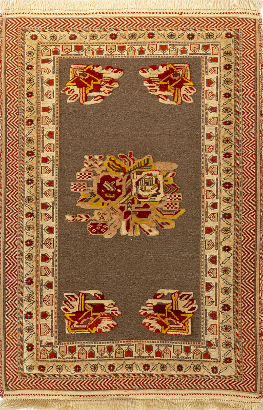 Иранский ковёр из шерсти (07-127/151x101)