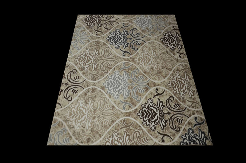 Российский ковёр из вискозы (D310/STAN/CREAM-BROWN/200) 