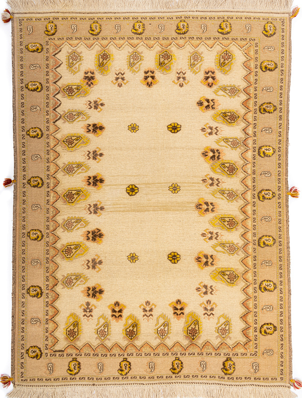Иранский ковёр из шерсти (07-343/200x145)