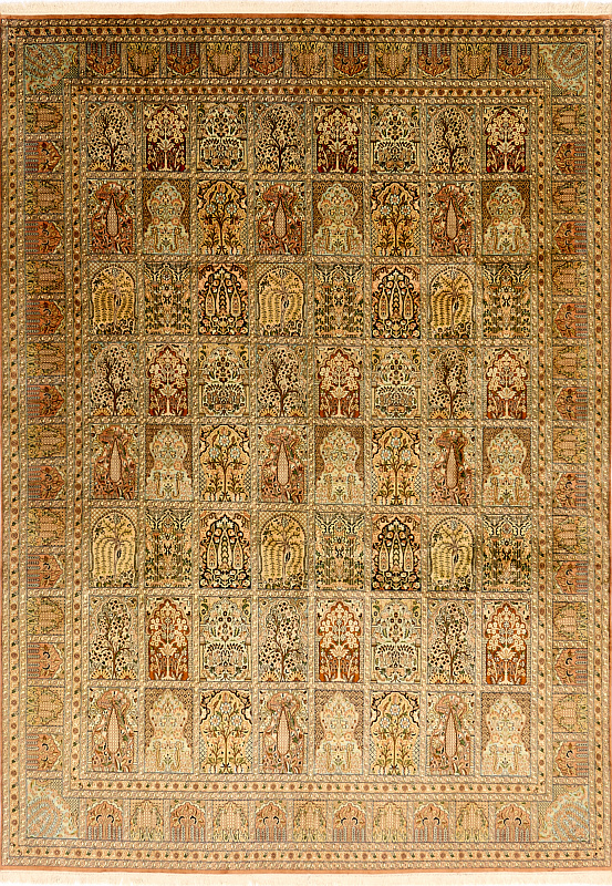 Индийский ковёр  (14-3571/377x270) 