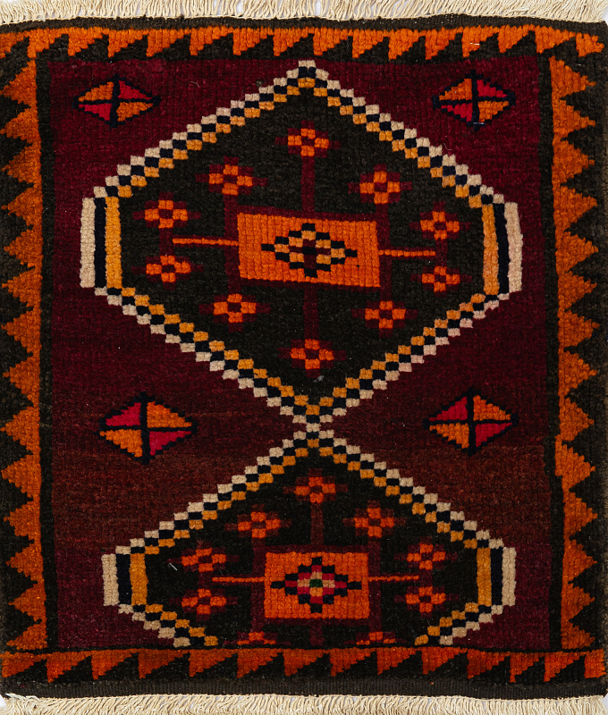 Иранский ковёр из шерсти (17-1301018816/61x53) 