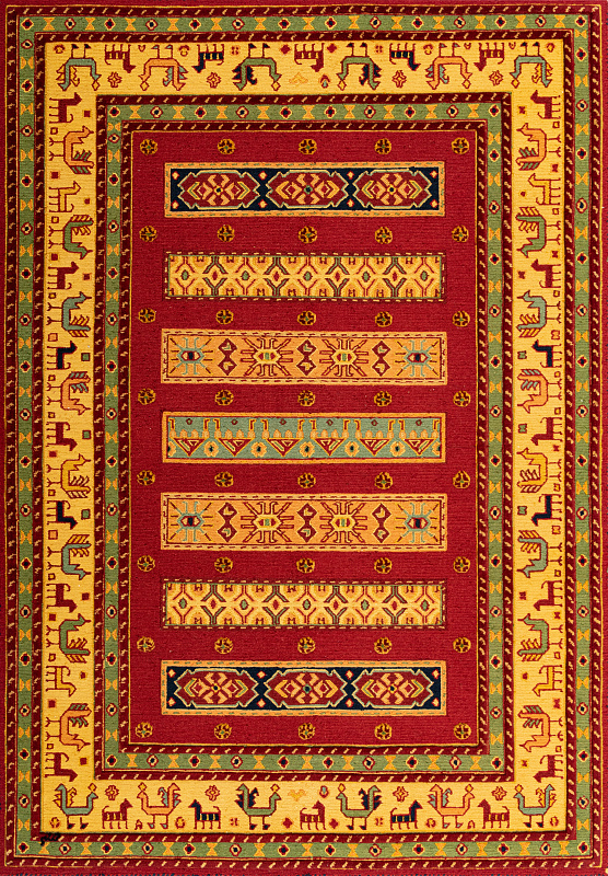 Иранский ковёр из шерсти (12-216/179x122)