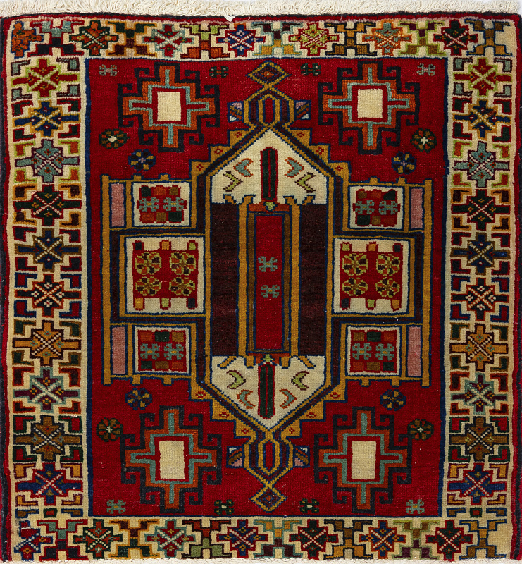 Иранский ковёр из шерсти (17-016916/60x57)