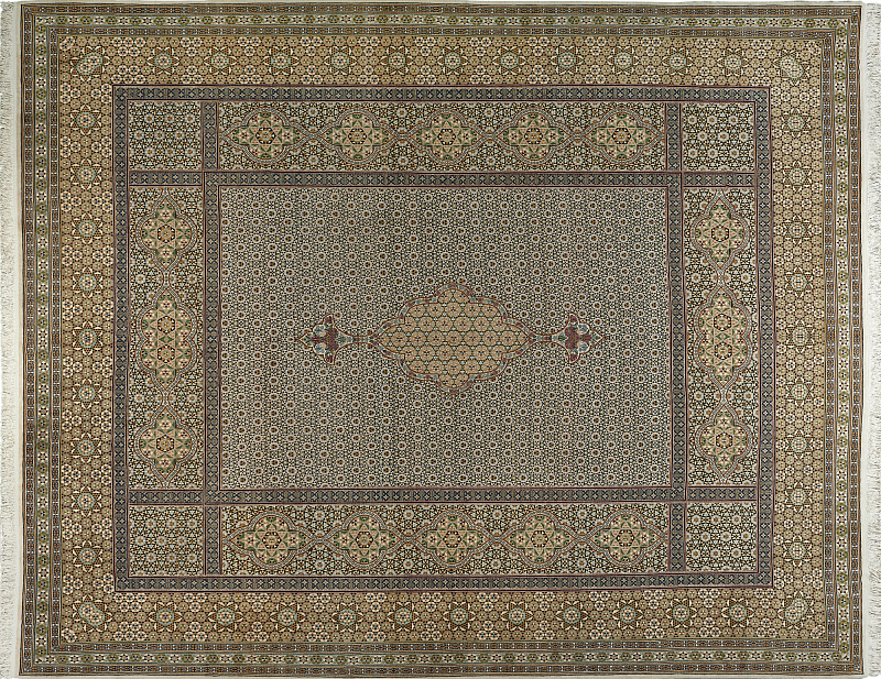 Иранский ковёр из шерсти (22-1009021/483x385)