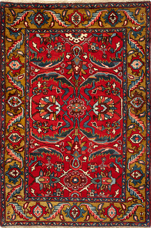 Иранский ковёр из шерсти (17-1301026116 /155x105)