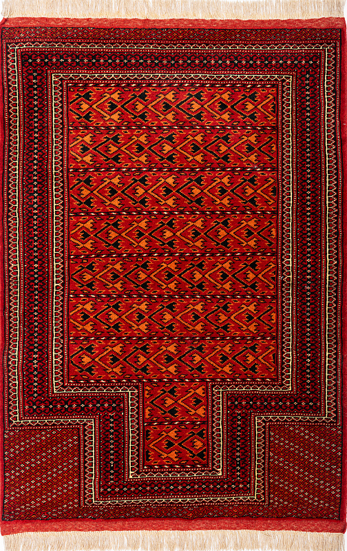 Иранский ковёр из шерсти (13-177/130x90)