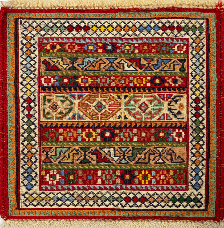 Иранский ковёр из шерсти (15-18713/30X29)