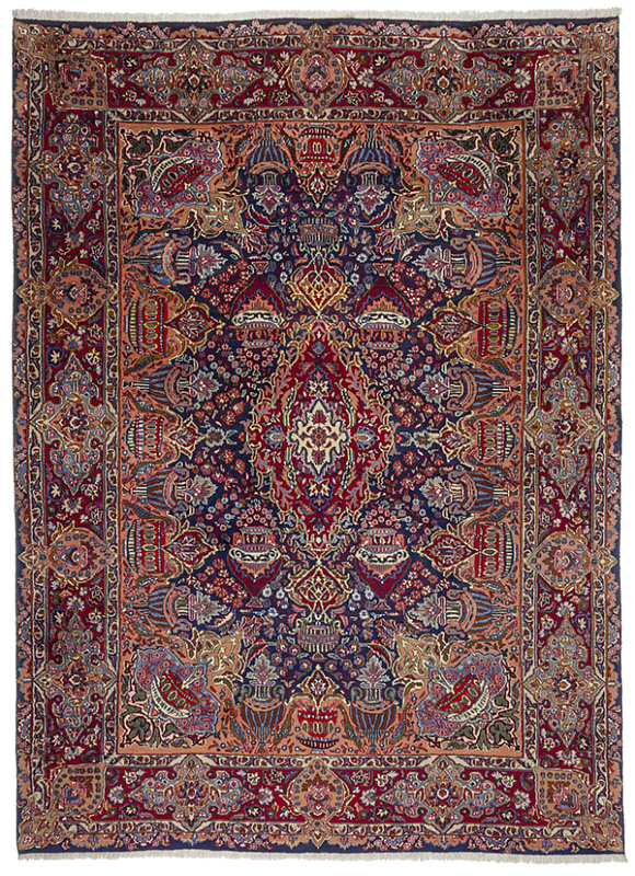 Иранский ковёр из шерсти (00-733/340x245)
