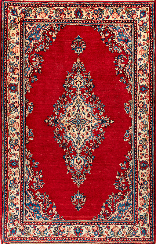 Иранский ковёр из шерсти (17-1304013316/212x136)