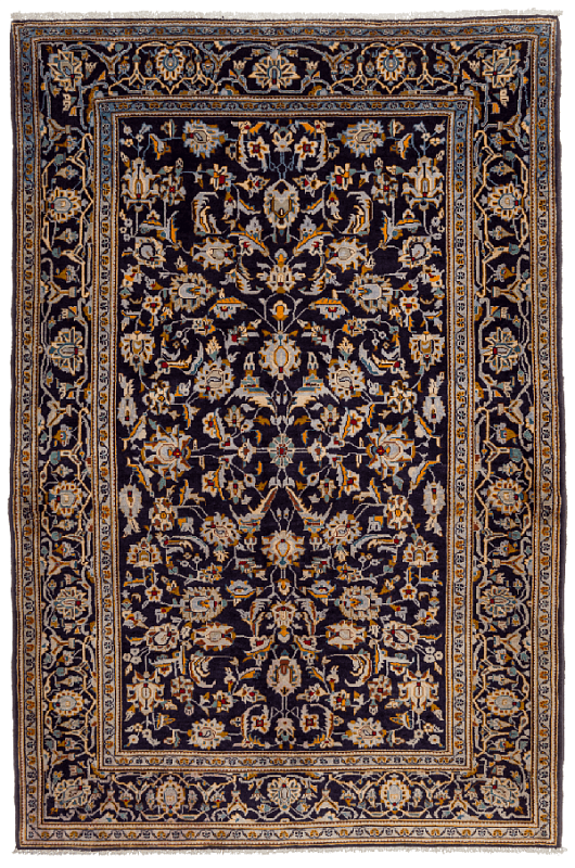 Иранский ковёр из шерсти (17-1304027516/224x147)