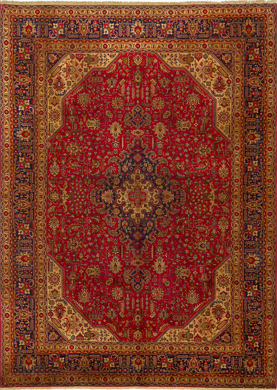Иранский ковёр из шерсти (17-9019316/350x250)