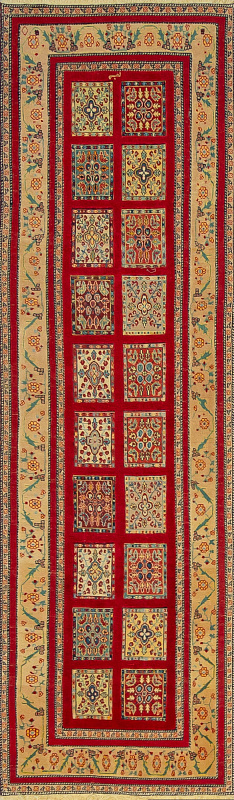 Иранский ковёр из шерсти (12-477/283x85)
