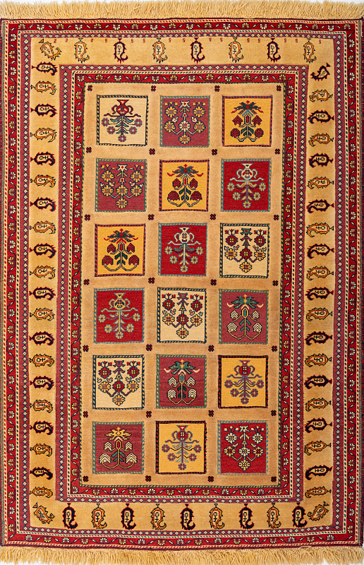 Иранский ковёр из шерсти (13-270/176x120)