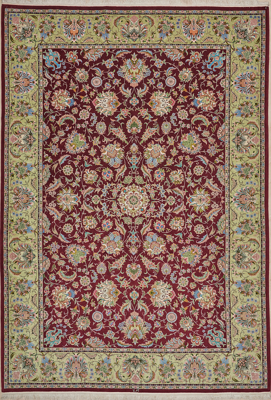 Иранский ковёр из шерсти (07-705/500x350)