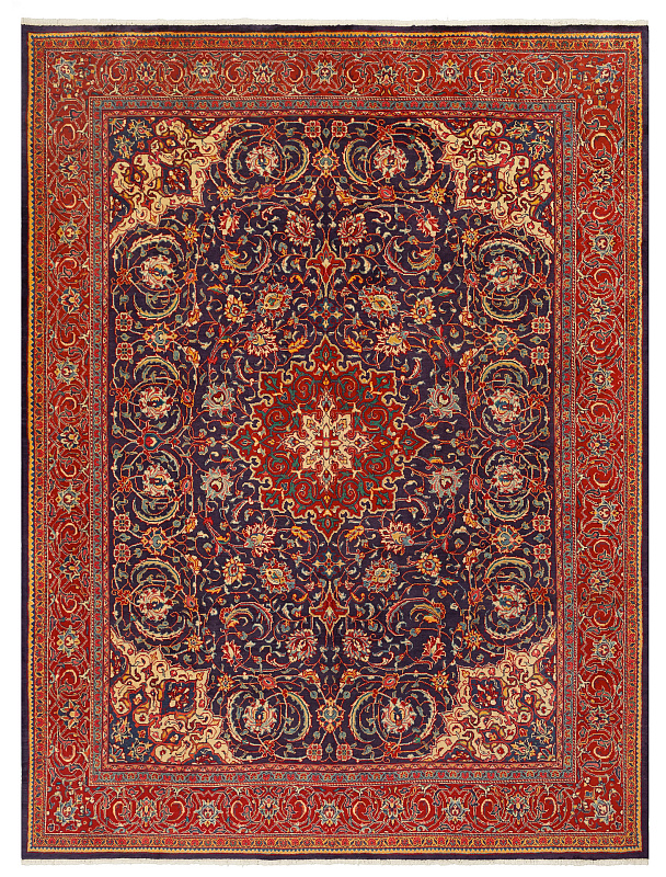 Иранский ковёр из шерсти (00-1178/390x295) 