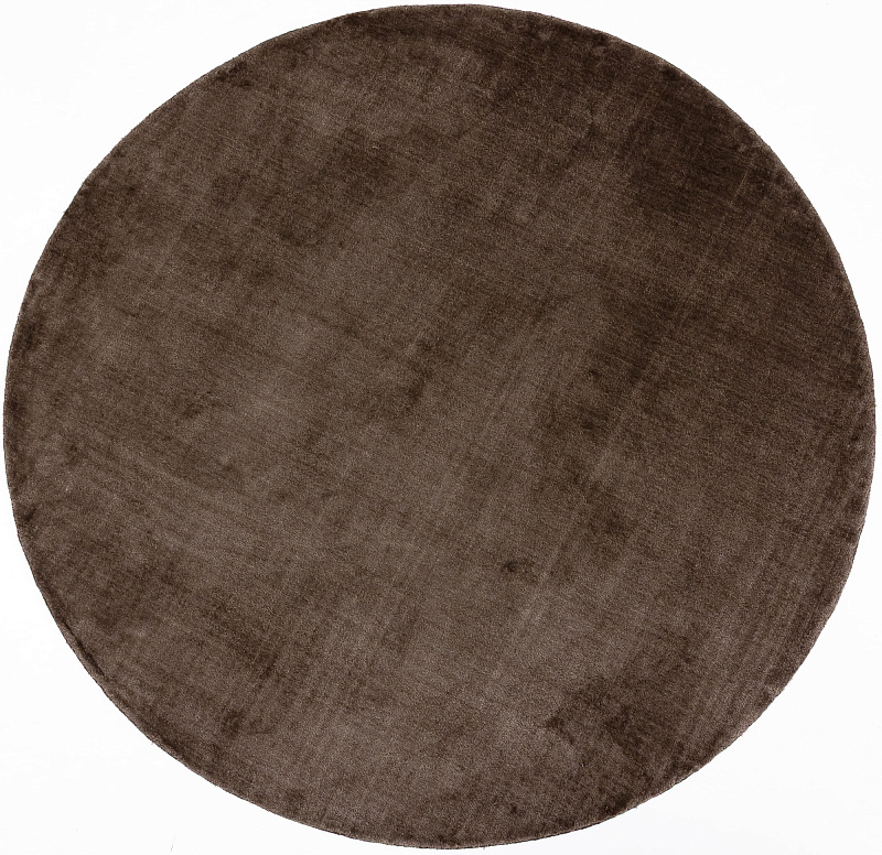 Индийский ковёр из арт-шёлка (22-CHOCOLAD/round/150x150)