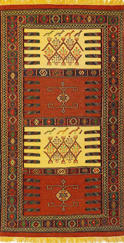 Иранский ковёр из шерсти (17-052616/192x103)