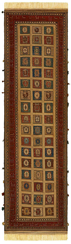 Иранский ковёр из шерсти (06-460/265x85)
