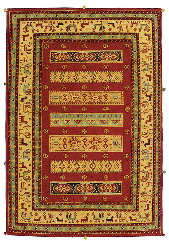 Иранский ковёр из шерсти (12-226/179x125)