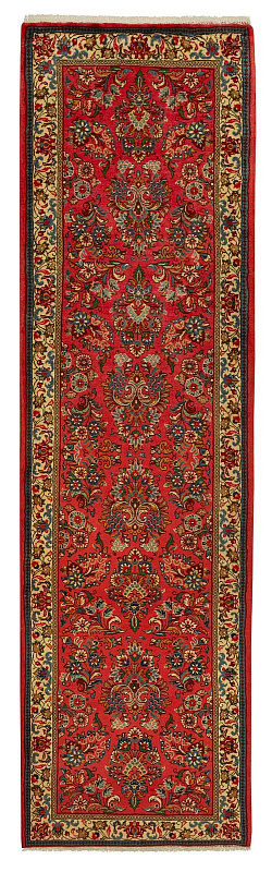 Иранский ковёр из шерсти (00-706/294x82)