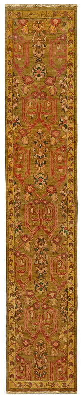 Иранский ковёр из шерсти (07-331/405x80)